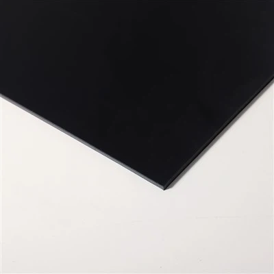 Feuille ABS en plastique imperméable texturée noire