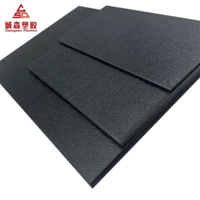 Feuilles ABS noires bon marché