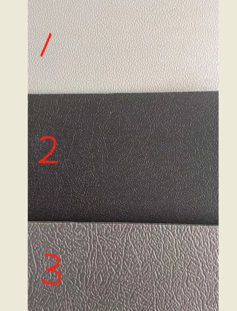 Feuille ABS de texture différente